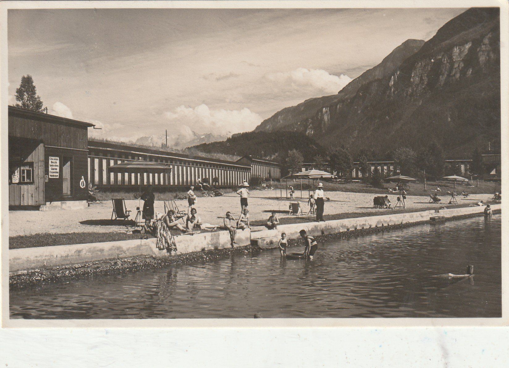 Cartoline postali: Brienzer Strandbad um 1930 – Usato da Lumbrein venduto da made02