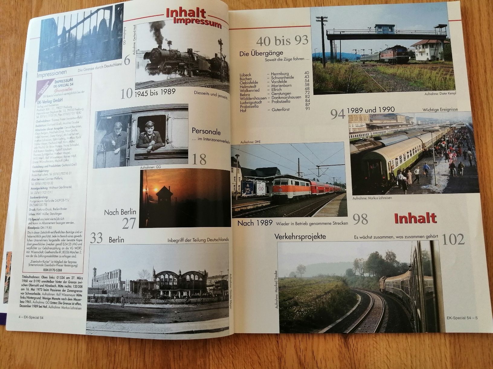 Riviste & Magazine: Eisenbahn Kurier Special 54 / 1989 – Usato da Honau venduto da holunder3 7