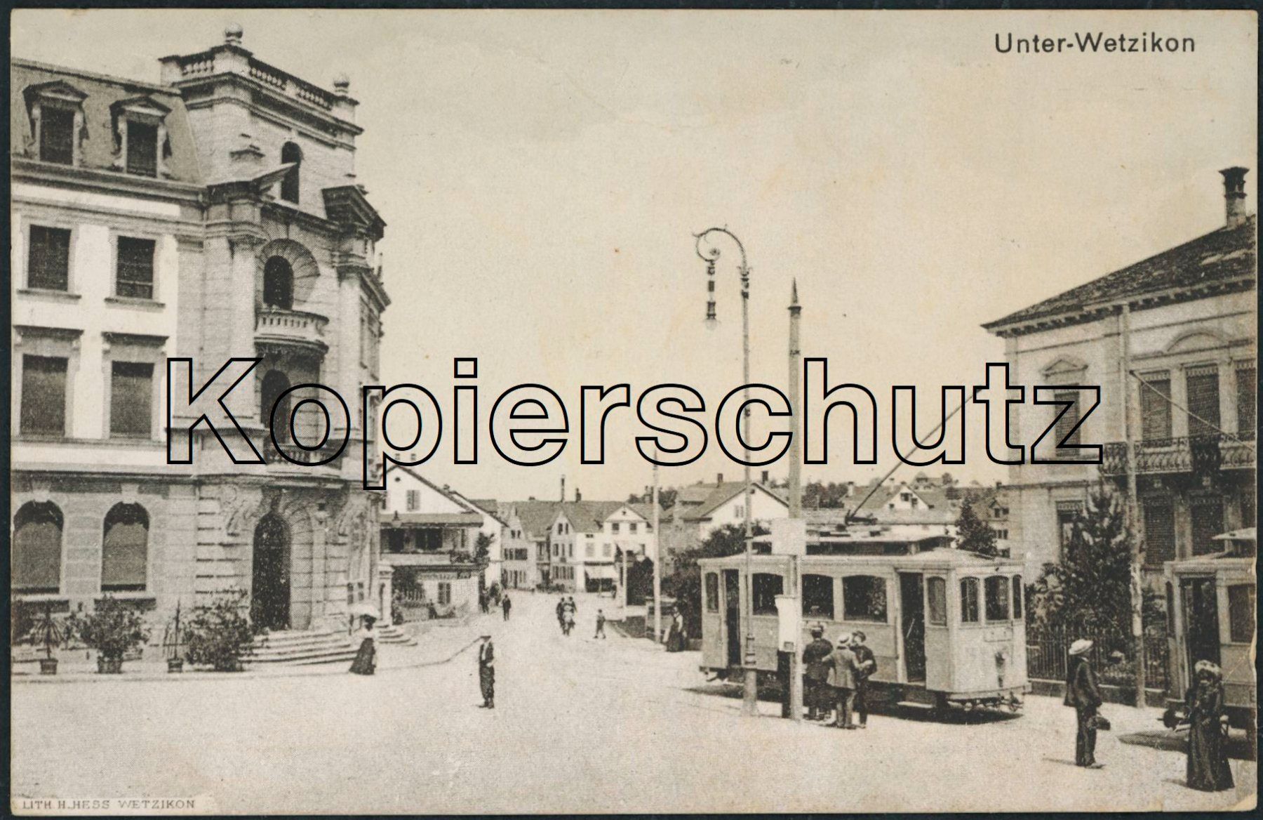 Cartoline postali: ZH Wetzikon - Bahn WMB - Tram – Usato da Schindellegi venduto da leecollect