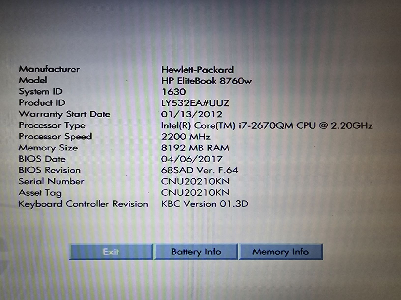 Hewlett Packard Notebook: HP EliteBook 8760w Workstation, Nvidia Quadro (D) – Usato da Rorschach venduto da TimelessTrading 1