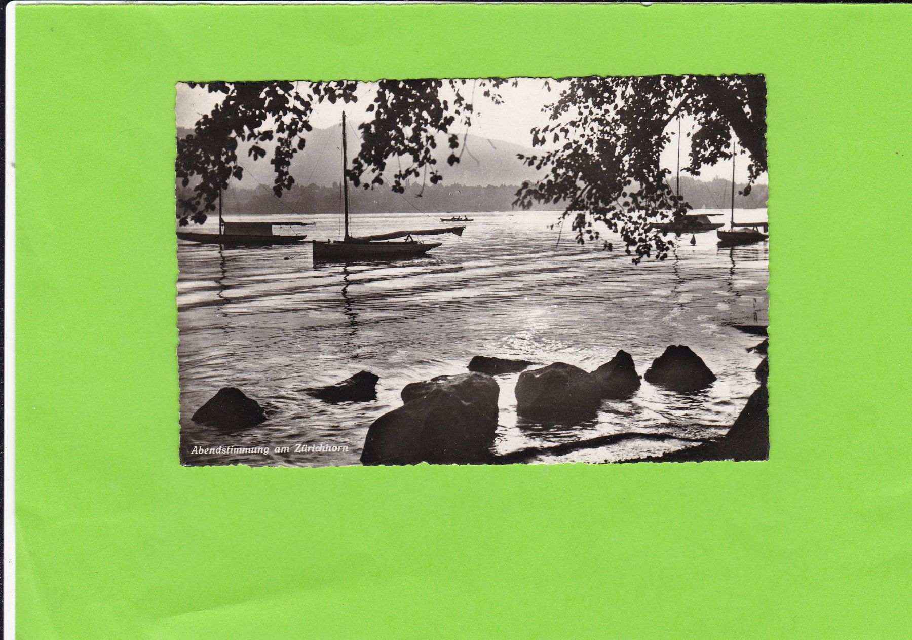 Cartoline postali: Abendstimmung am Zürichsee – Usato da St. Peterzell venduto da neckertal