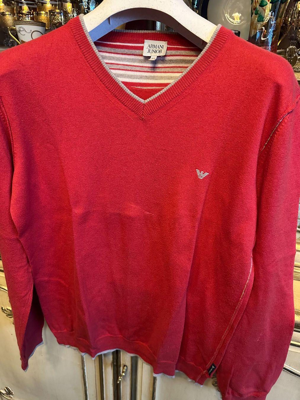 Armani Maglioni & Felpe: Pull Giorgio Armani coton Giorgio Armani Pullover Baumwolle – Nuovo (secondo la descrizione) da Genève venduto da Mycollection 2