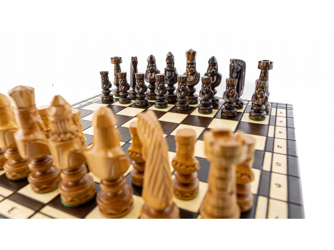 Spiele: Holz Schachbrett „Cezar“ Geschnitzt – Neu und originalverpackt aus Buchs Zh von bar_7kk7 4