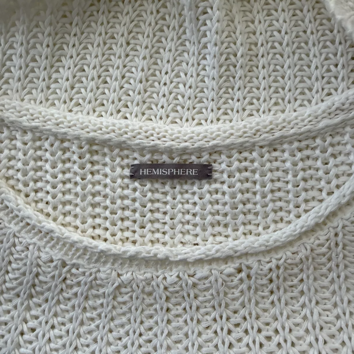 Hemisphere Maglioni & Felpe: HEMISPHERE White Linen Pullover – Usato da Emmen venduto da Avviivva_Com2023 6
