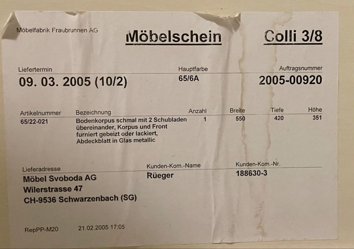 Nachttische: 2 Nachttische/ Kleine Kommode mit ein-zwei Schubladen – Gebraucht aus Aarau von Meviona 7