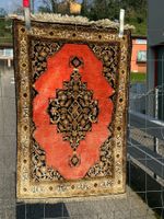 Qom Silk 95x62cm Teppich handgeknüpft sauber