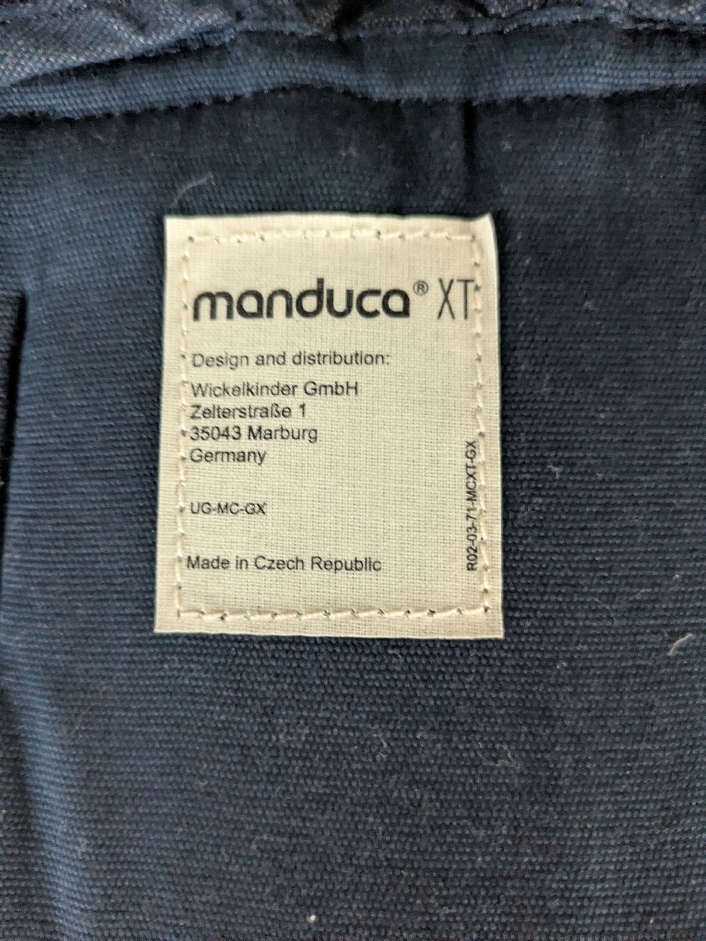Manduca Marsupi portabebè: Manduca Trage XT – Usato da Winterthur venduto da Frangip 3
