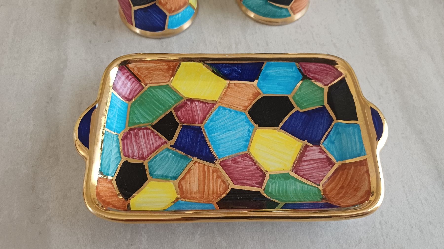 Tassen: Butterteller 2 Tassen Handbemalt – Gebraucht aus Flawil von Pinkmalibu 5