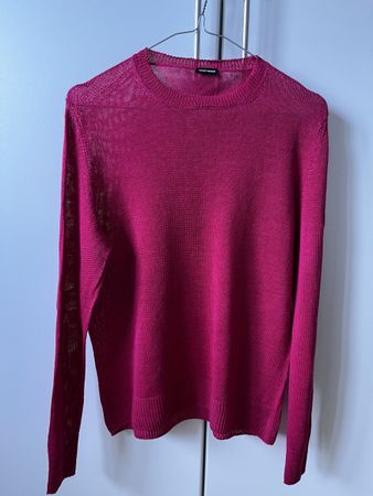 Gerry Weber, Leinenpullover, Gr. S, pink