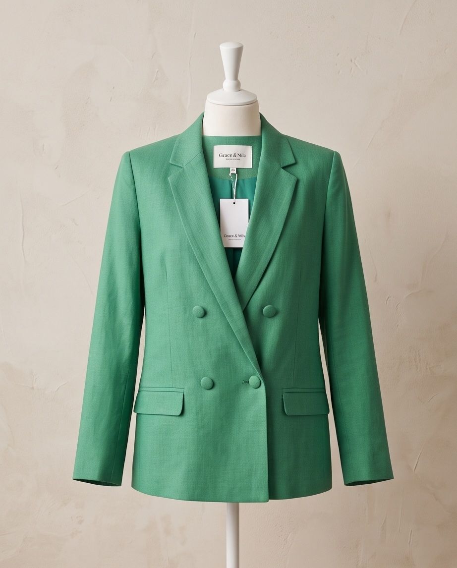 Grace Jacken: Blazer vert lin Grace & Mila - neuf -  taille S & XS – Neu und originalverpackt aus Vuisternens-Romont von gol_xp6p 3