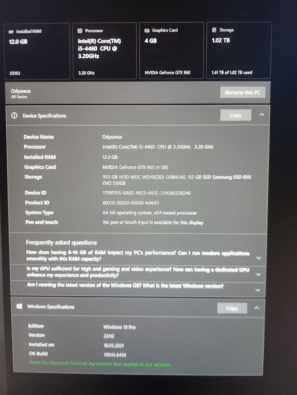 PCs: PC Computer Desktop Rechner – D'occasion à Flurlingen par ElektroSH 1