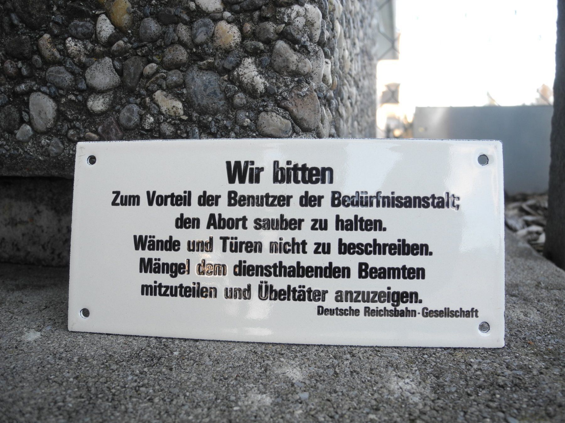 Insegne: BAHN EMAILSCHILD – Usato da Reinach AG venduto da Huckleberrysix 1