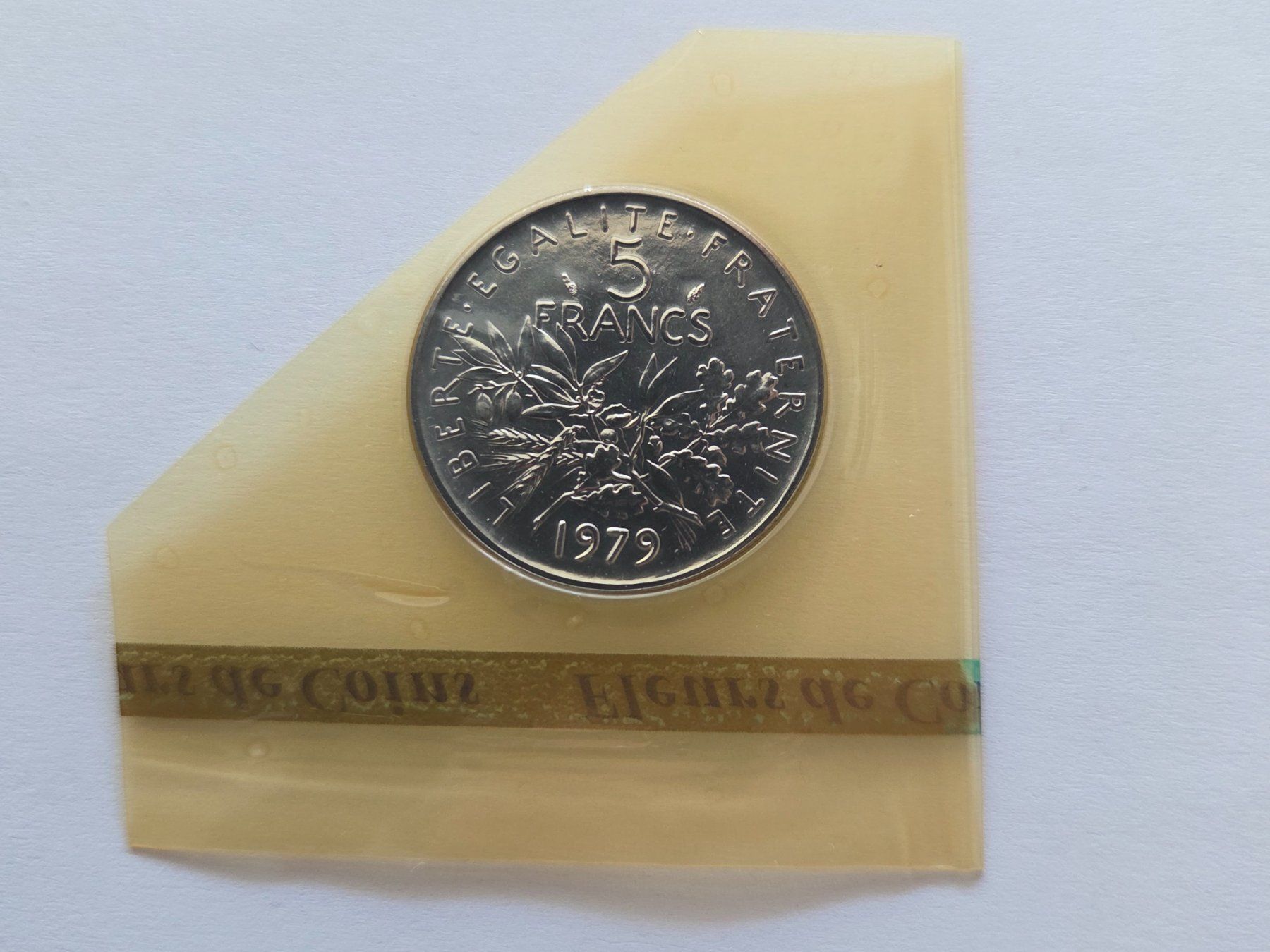 Tutti le monete: 5 Francs Fleurs de Coins 1979 – Nuovo (secondo la descrizione) da Pravidondaz venduto da LVtik