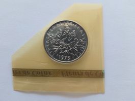 5 Francs Fleurs de Coins 1979