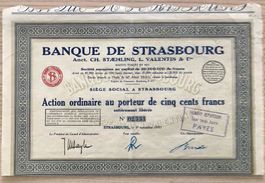 Banque De Strasbourg France