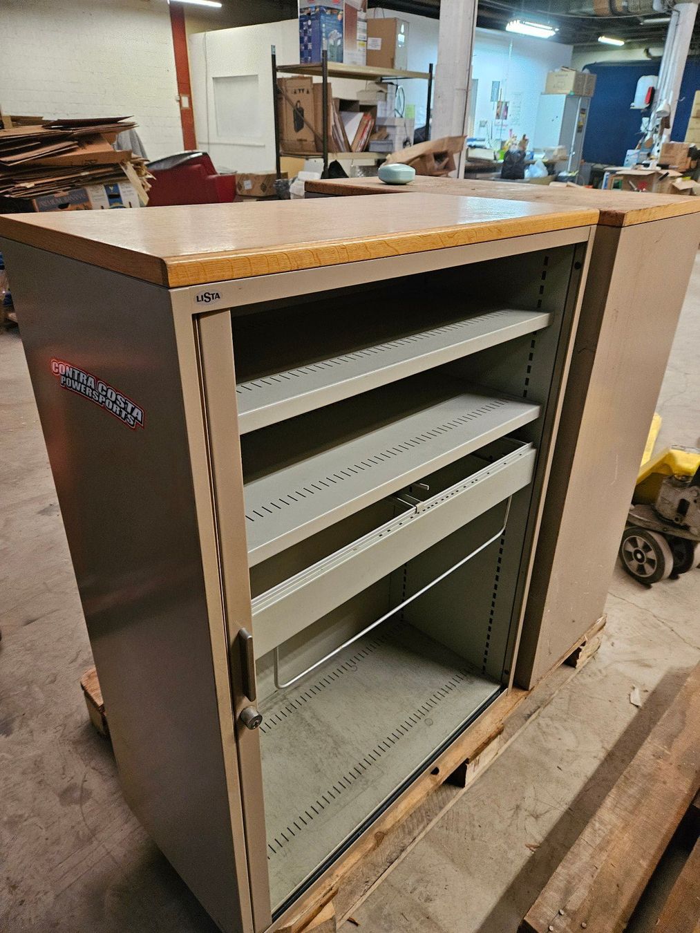 Armadi: LISTA Rolladenschrank Stahl Holzplatte – Usato da Stans venduto da sarolite 2
