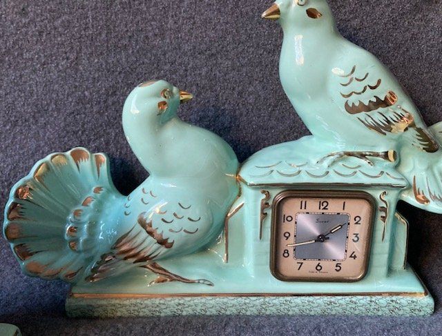 Orologi da terra & Orologi da parete: Parure de cheminée - céramique - années 50 – Usato da Onex venduto da gga_5vcf 1
