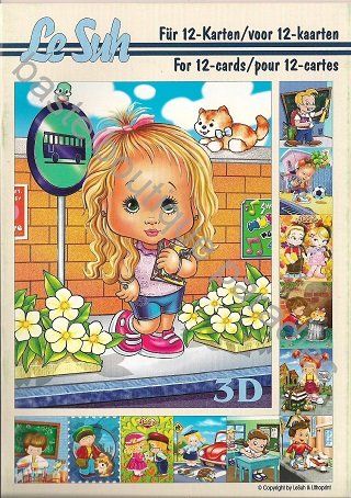Kit bricolage: 3D Schnittbogen Bastelheft für 12 Karten – Nuovo (secondo la descrizione) da Schlatt TG venduto da kreativ-atelier 1