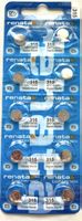 Renata 315 Knopfzellen, neu, 10 Stueck, Silber 1.55V