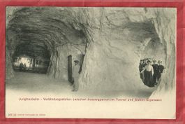 Jungfraubahn - Verbindungsstollen Station Eigerwand 1904
