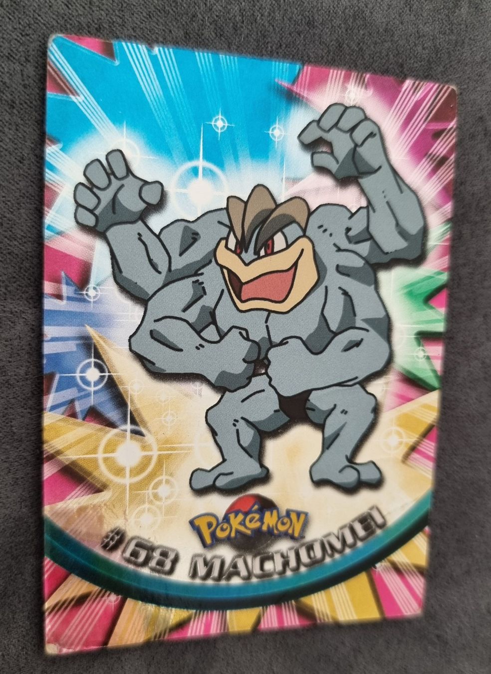 Pokémon Sammelbilder & Trading cards: Pokémon Topps Holo blau #68 Machomei – Gebraucht aus Roggwil BE von S_Cards 1