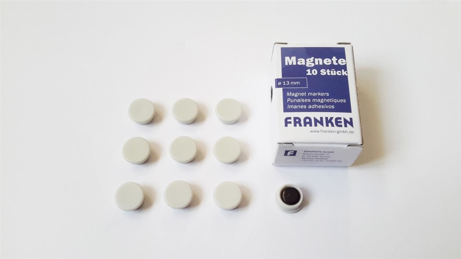 Calamite: Magnete 10 Stück, 13 mm, grau – Nuovo e nell'imballaggio originale da St. Gallen venduto da cointec 1