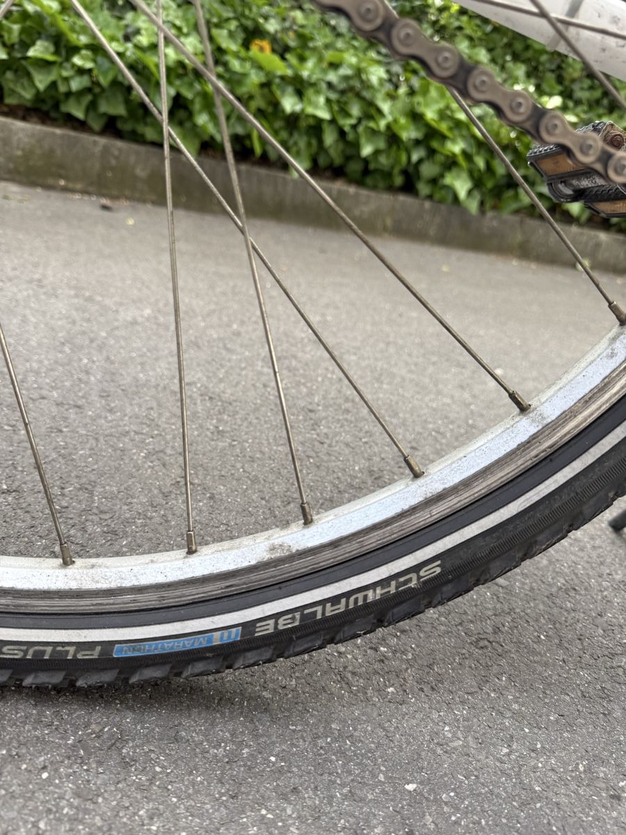 Villiger Biciclette: Villiger Damen-Velo, weiss – Usato da Cham venduto da ReUse_and_ReCycle 4