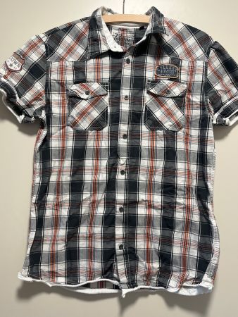 CH Denim Hemd, kariert, Kurzarm, Gr. M - Top Zustand!