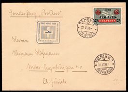 CH - Flugpost - Sonderflug - SF 38.1a - Pro Aero 1938