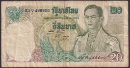 Thailand 20 Baht 1971