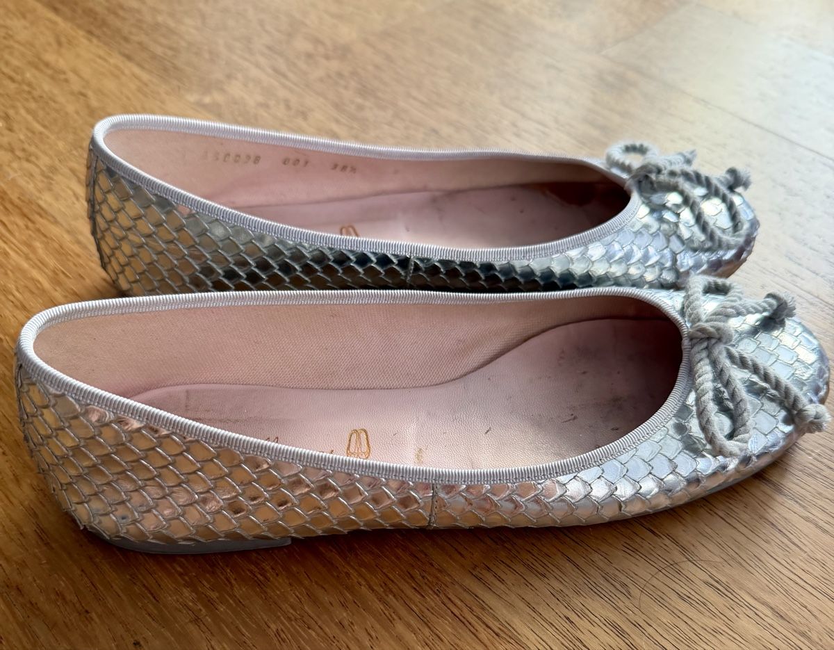 Scarpe da donna: Pretty Ballerinas silber Grösse 38.5 gebraucht – Usato da Unterengstringen venduto da Blingbling537