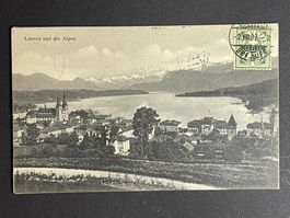 Luzern und die Alpen