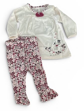 Süsses H&M Katzen-Set Gr. 62/44, Frühling/Sommer 🌸