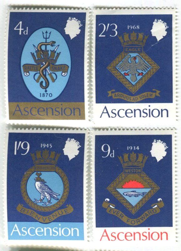 Tous les timbres: Briefmarken "Wappen". Ascension. – Neuf avec emballage d'origine à Basel par Butsch5