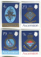 Briefmarken "Wappen". Ascension.