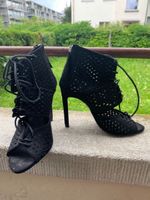 ZARA Open Toe High Heel Stiefel / Stiefelette 36