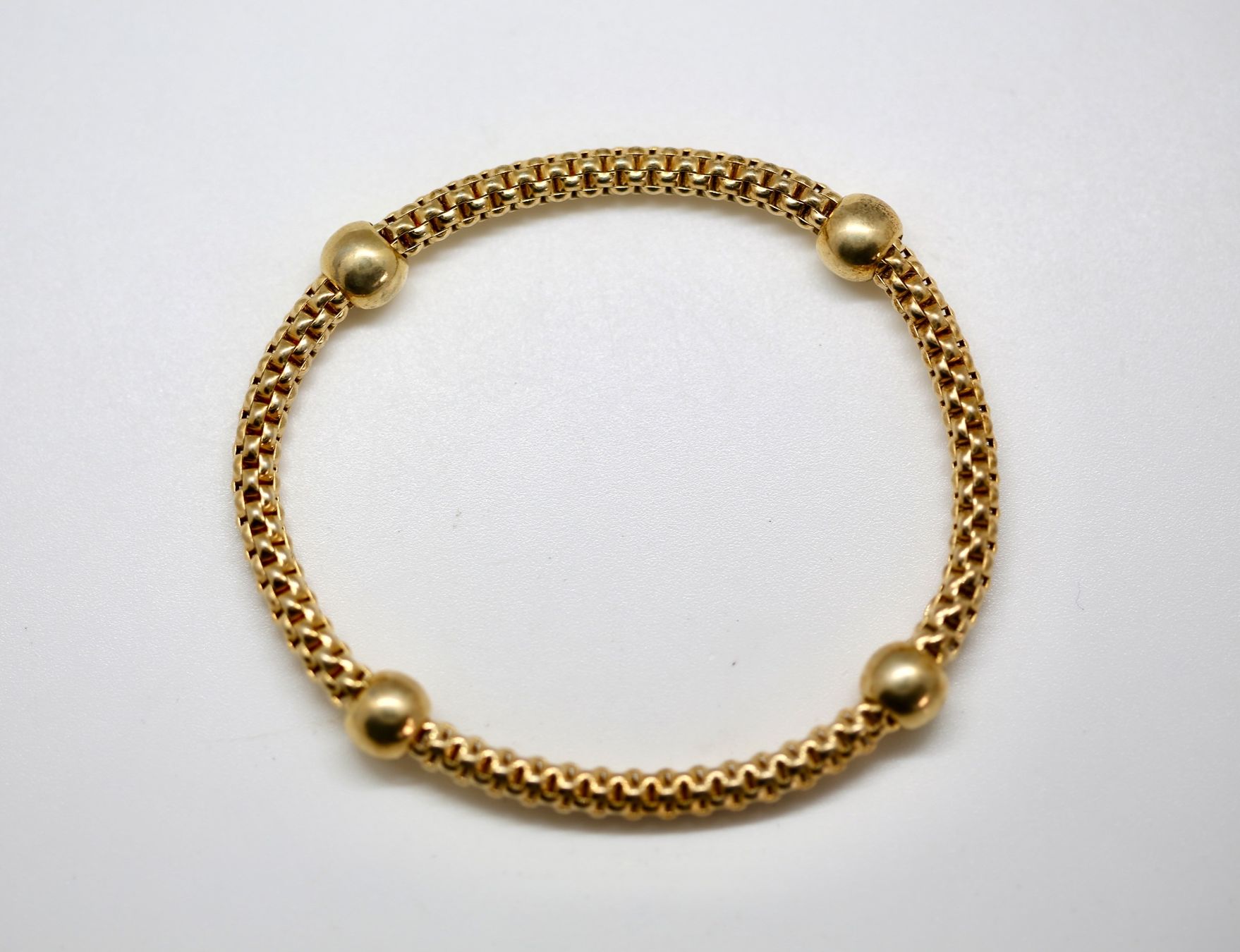 Bracciali & Braccialetti: Goldige Armkette aus 925 Silber – Usato da Reinach BL venduto da Han-Numismatik