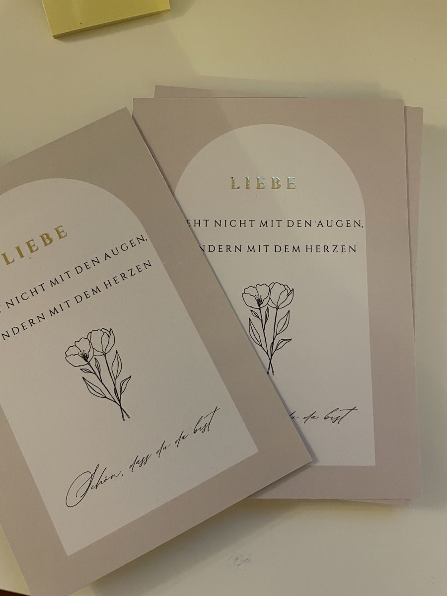 Karten: Hochzeitskarten Set – Neu und originalverpackt aus Oberarth von abi127 1