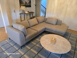Ecksofa von Sofacompany hellgrau neuwertig