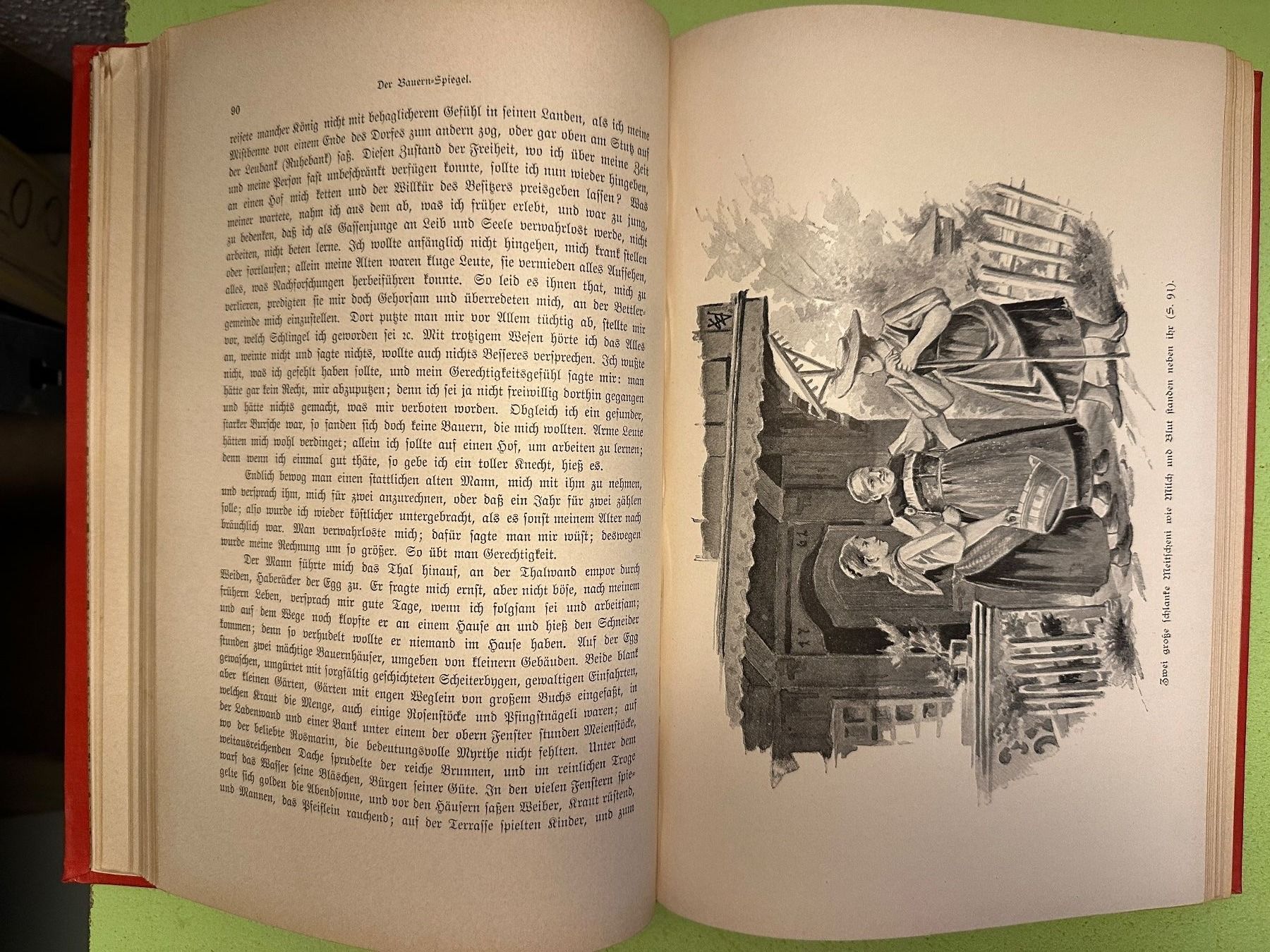 Bücher: Jeremias Gotthelf: Der Bauernspiegel. – Gebraucht aus Zürich von allp 4