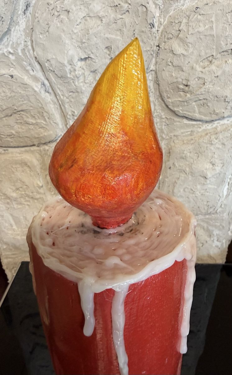 Tutte le decorazioni: Kerze aus Holz Rot – Usato da Grenchen venduto da Bastet007 3