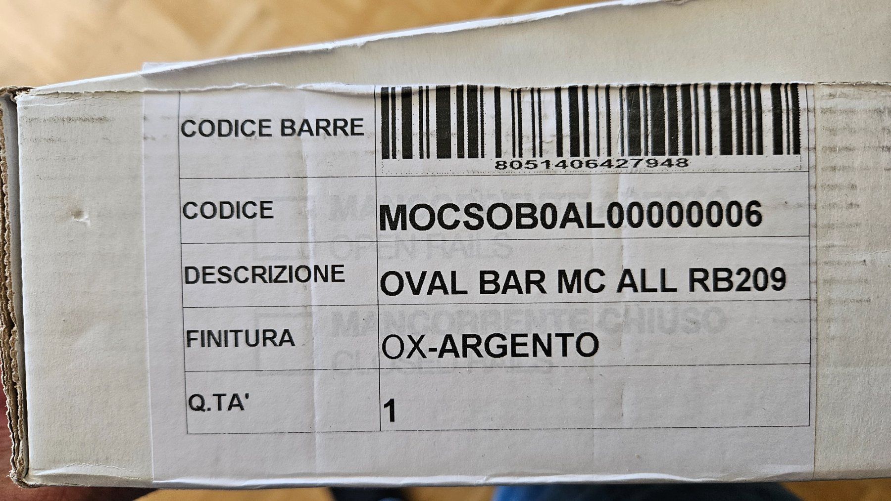 Modula Case System Portapacchi: Gepäckträger Modula Oval Bar  MOCSOB0AL00000006 – Nuovo (secondo la descrizione) da Uttigen venduto da Mb10001 1