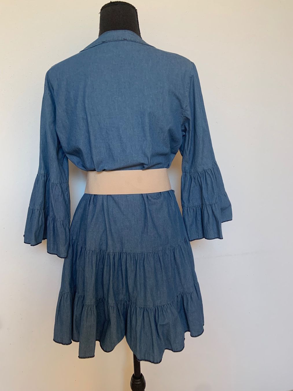 Vestiti: Boho Stufenkleid in Jeansoptik – Nuovo (secondo la descrizione) da Sigriswil venduto da ck56 2
