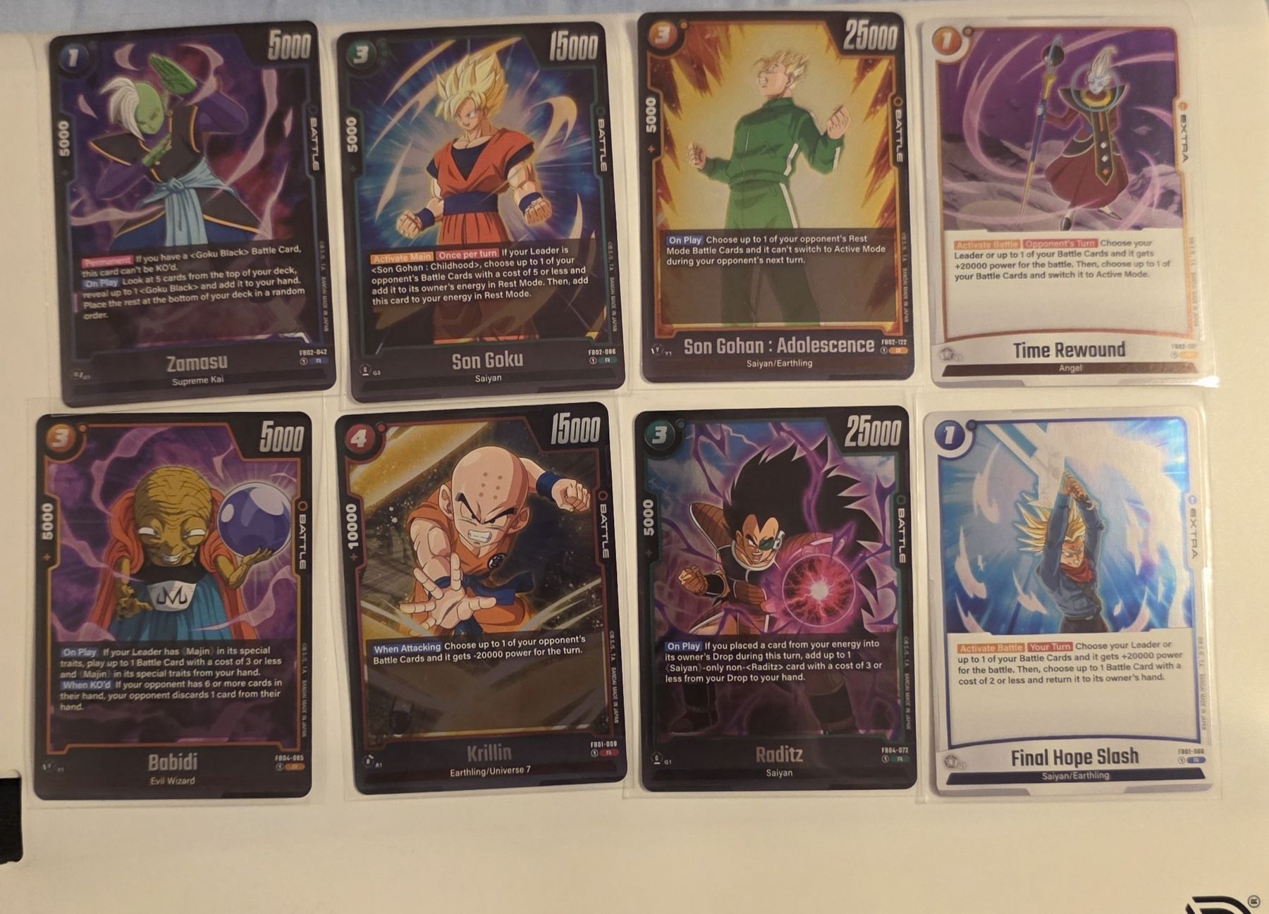 Bandai Carte collezionabili: 16 x Dragonball TCG Karten – Nuovo (secondo la descrizione) da Sirnach venduto da Halk_TCG