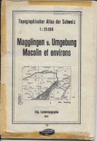 Topographischer Atlas MAGGLINGEN u.U. 1946 (Karte A)