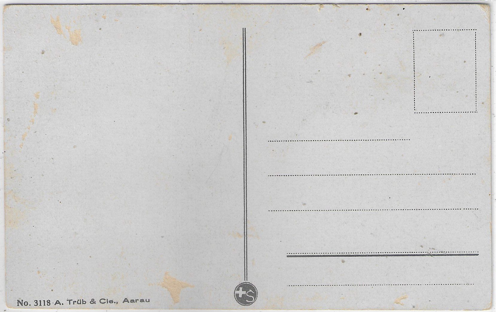Cartoline postali: Hotel Rössli Lungern - Lungerer Stubeli - Litho – Usato da Ettingen venduto da Kartenplanet 1