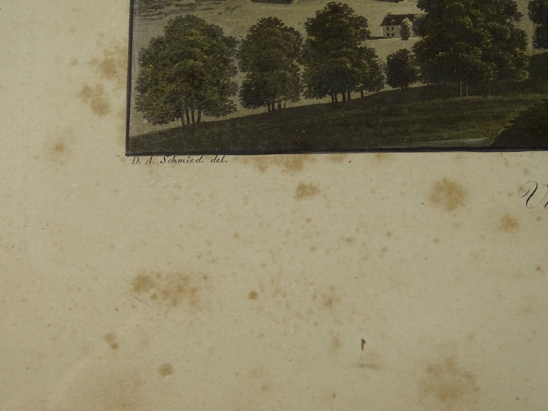 Incisioni: BERN, AQUATINTA UM 1830 – Usato da Grüningen venduto da Kartensammler 2