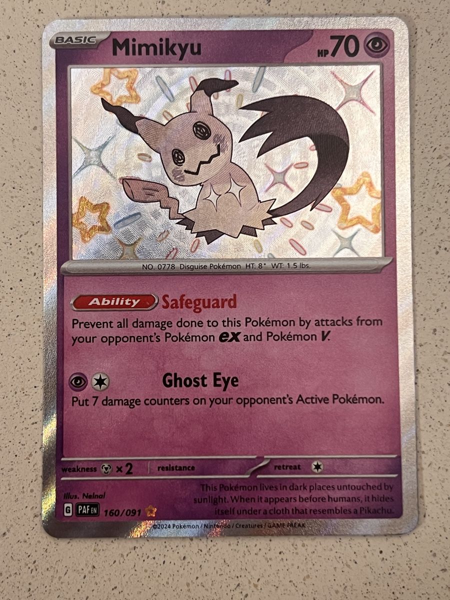 Pokémon Carte collezionabili: Mimikyu #160 NM – Nuovo (secondo la descrizione) da Zollikon venduto da inf_l5jd