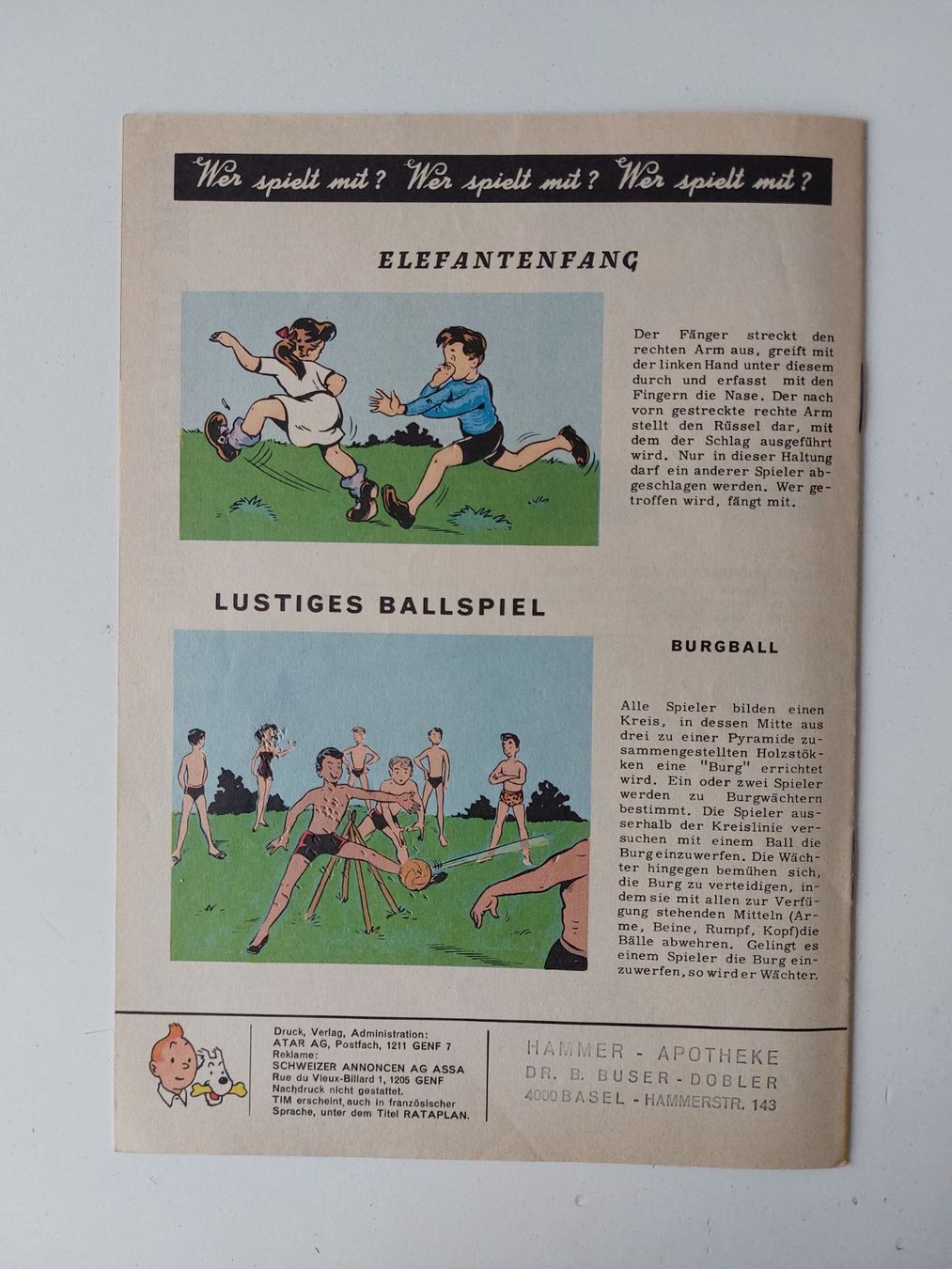 Fumetti: Tim Nr. 8 August/September 1968 Atar Verlag Genf Comic – Usato da Schenkon venduto da Uhu007 5
