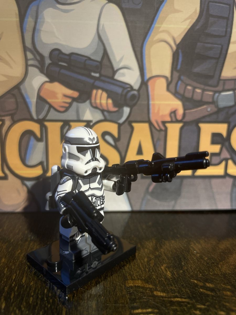 Star Wars Statuette: Star Wars Wolfpack Clone Trooper Boost Figur Lego-Komp. – Nuovo (secondo la descrizione) da Zufikon venduto da BrickSales